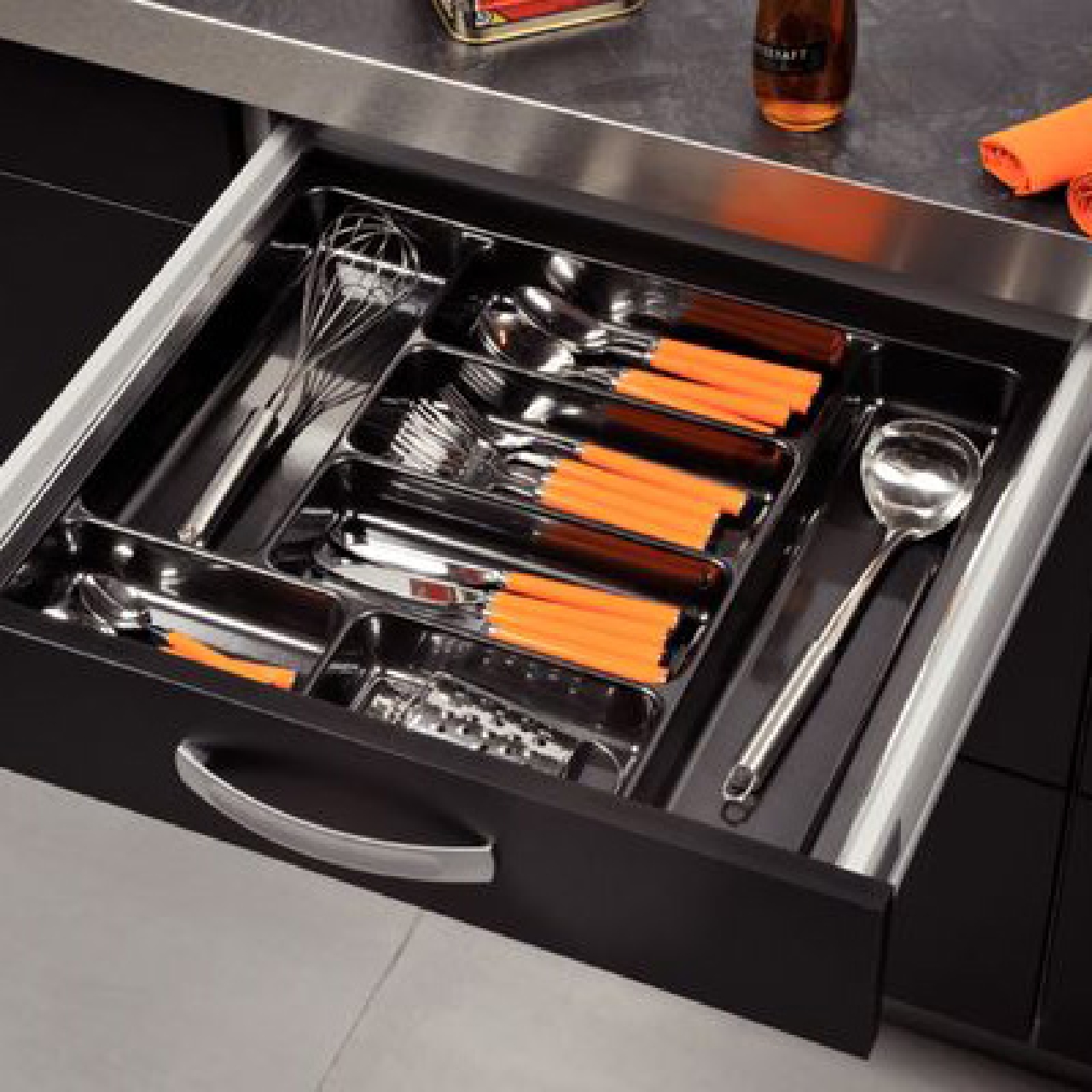 Poza Suport tacamuri, plastic, alb - sup. tacamuri [2]