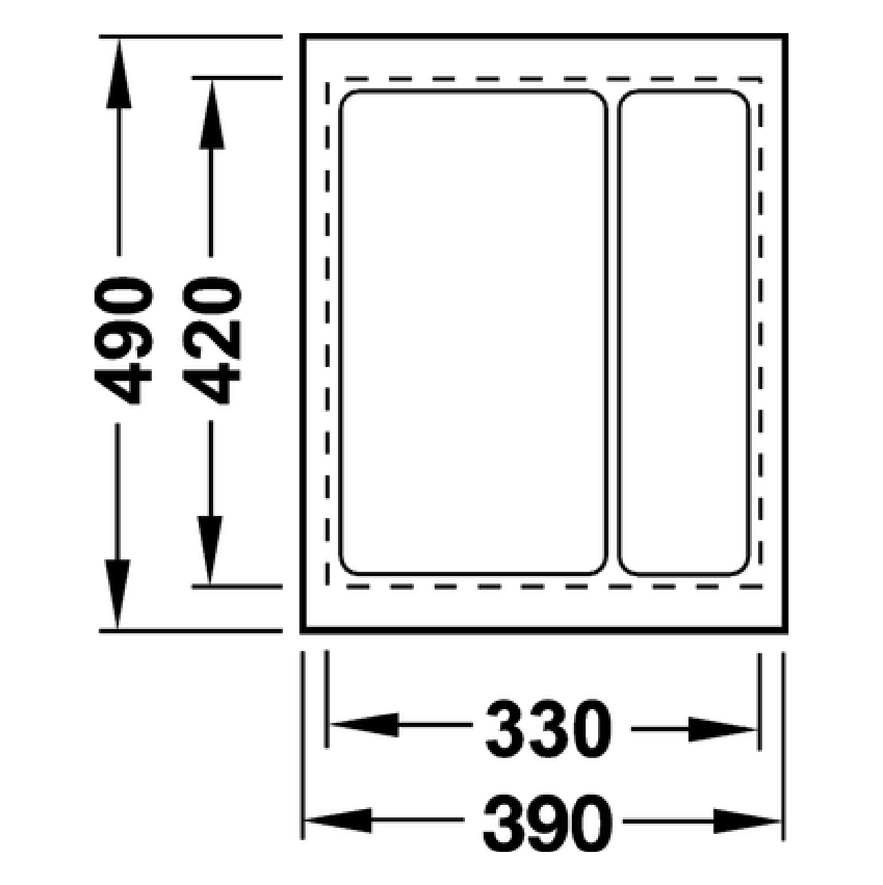 Poza Suport tacamuri, plastic, alb - sup. tacamuri [3]