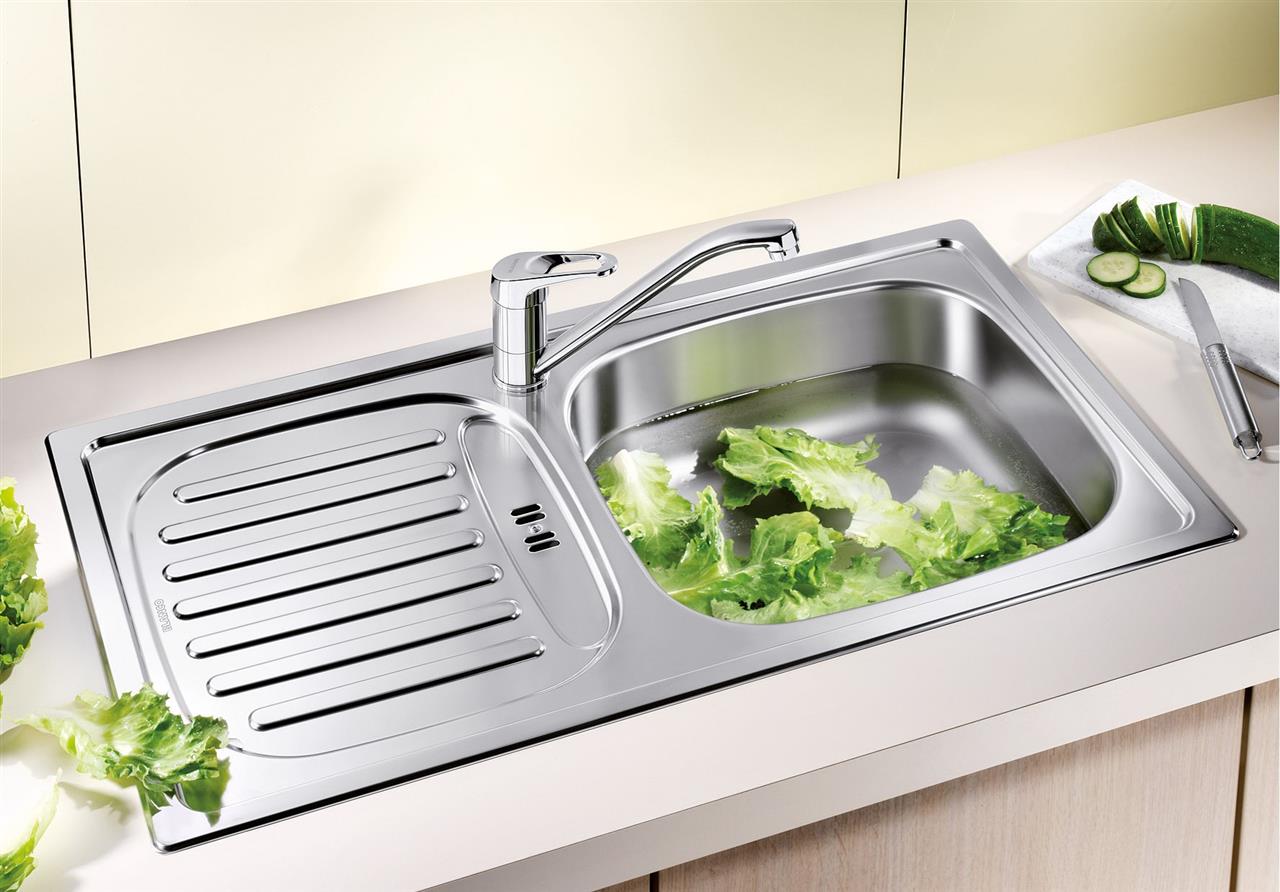 Poza Chiuveta BLANCO FLEX, Mini, inox, Linen - 512032 [4]