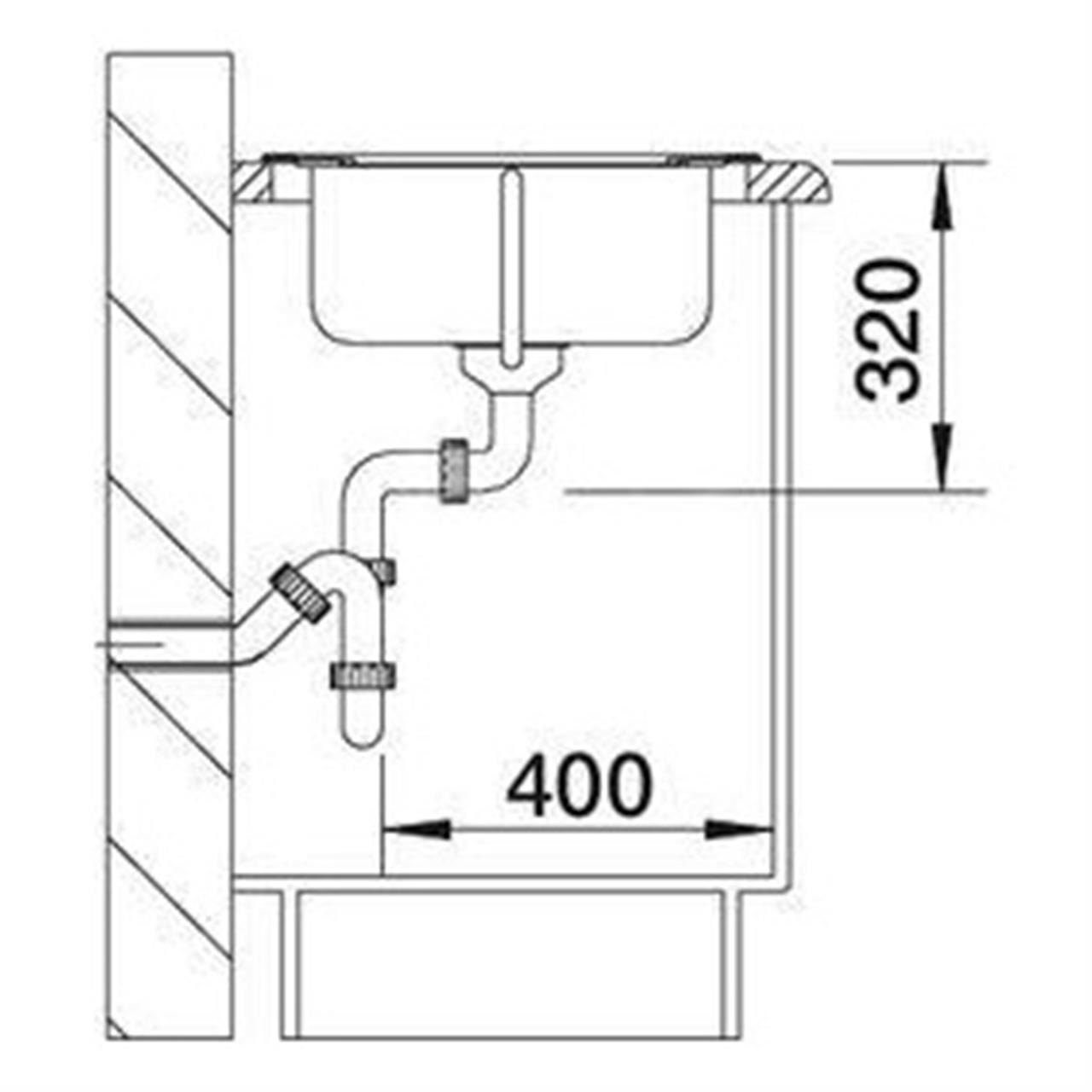 Poza Chiuveta BLANCO TIPO, 6S Basic, inox, natural finish - 512303 [3]