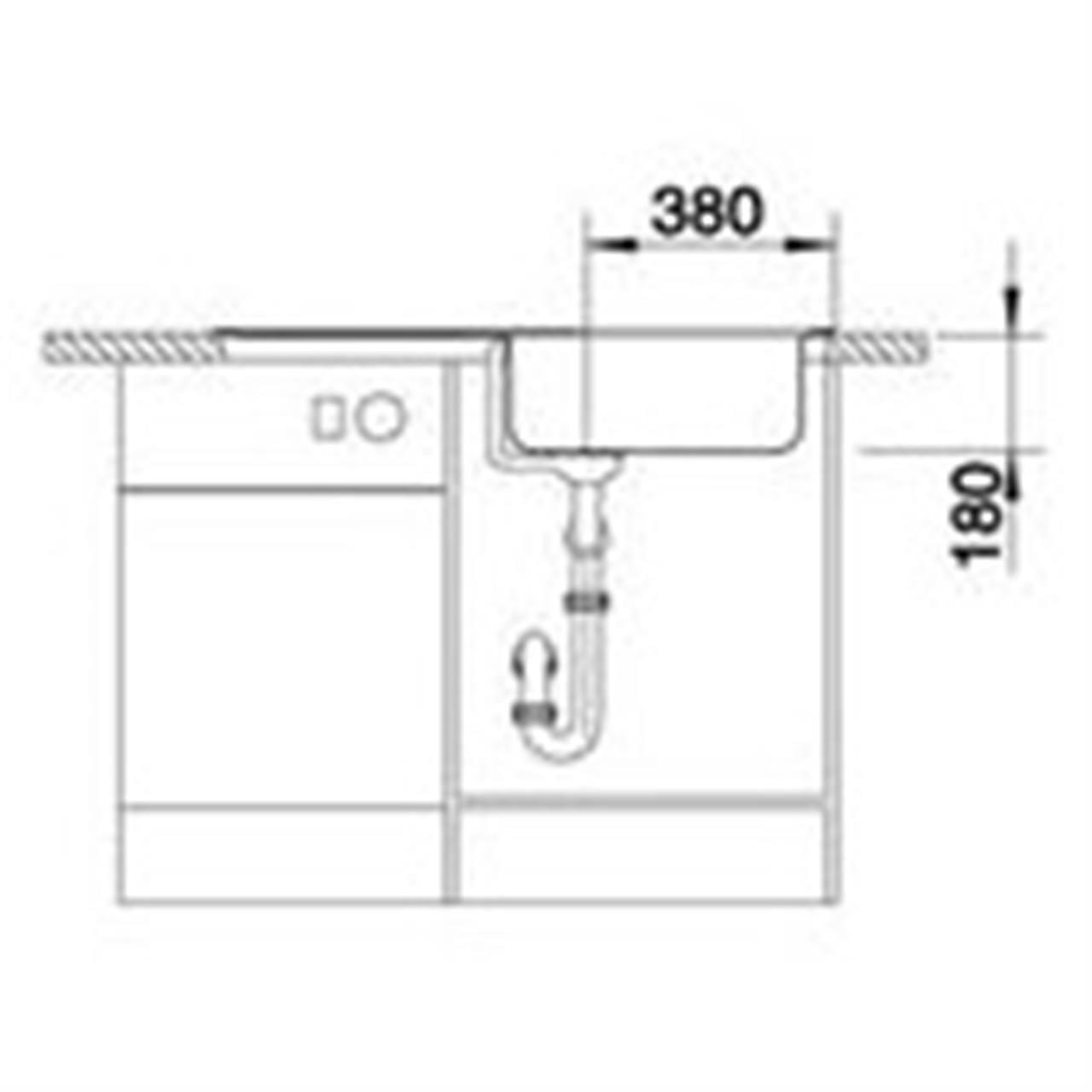 Poza Chiuveta BLANCO TIPO, 6S Basic, inox, natural finish - 512303 [4]