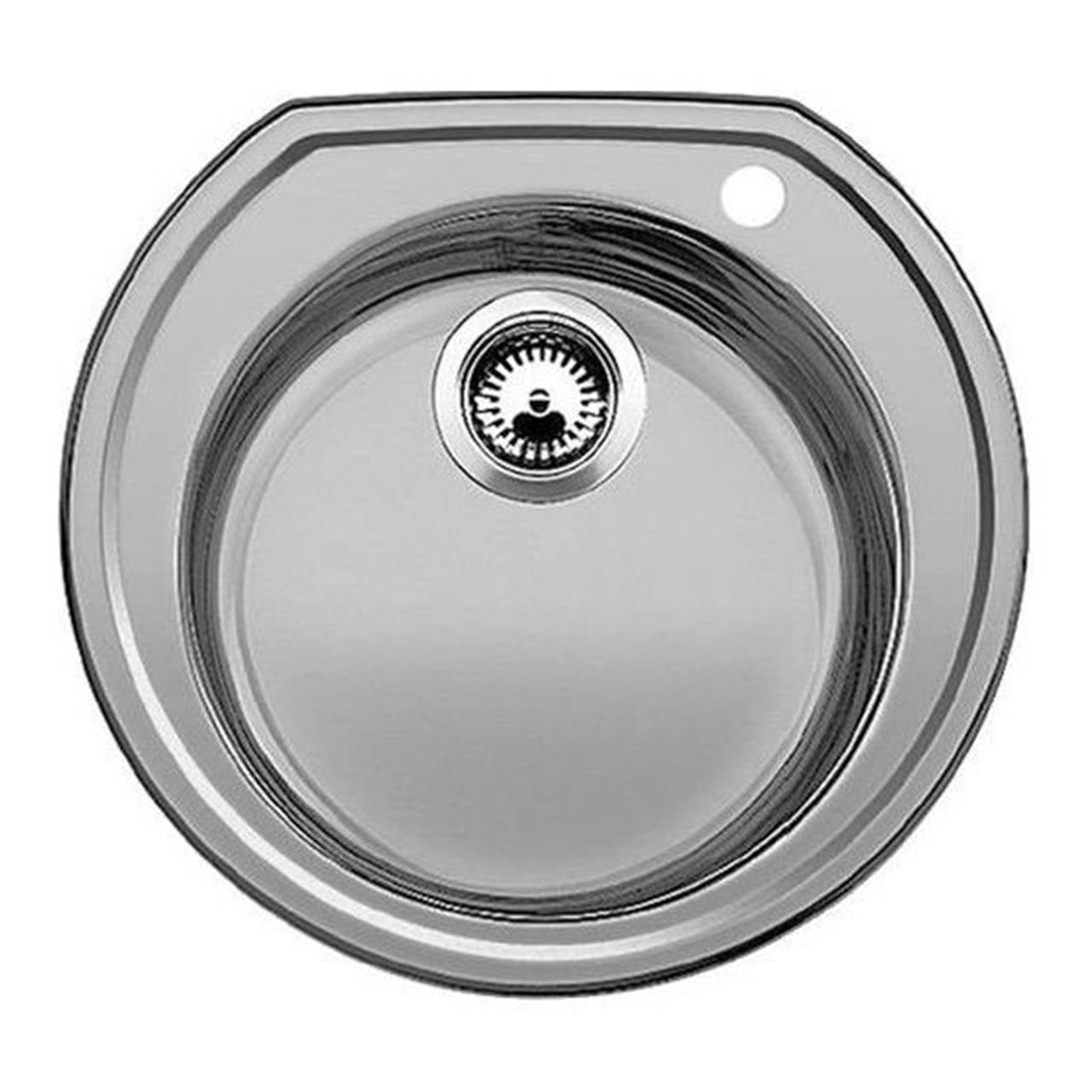 Poza Chiuveta RONDOVAL, inox, Linen - 513314 [1]