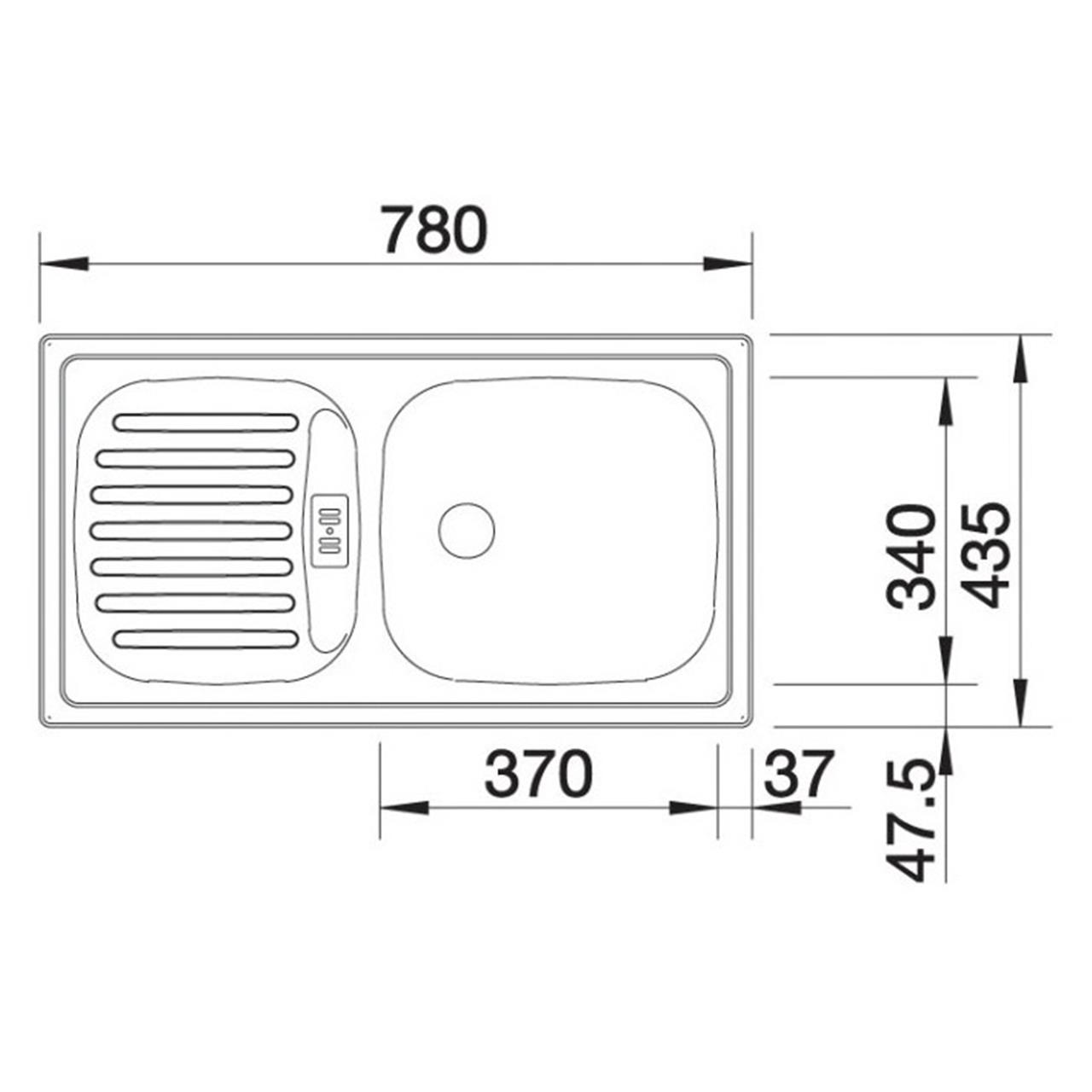 Poza Chiuveta BLANCO FLEX, MINI, inox - 513518 [2]