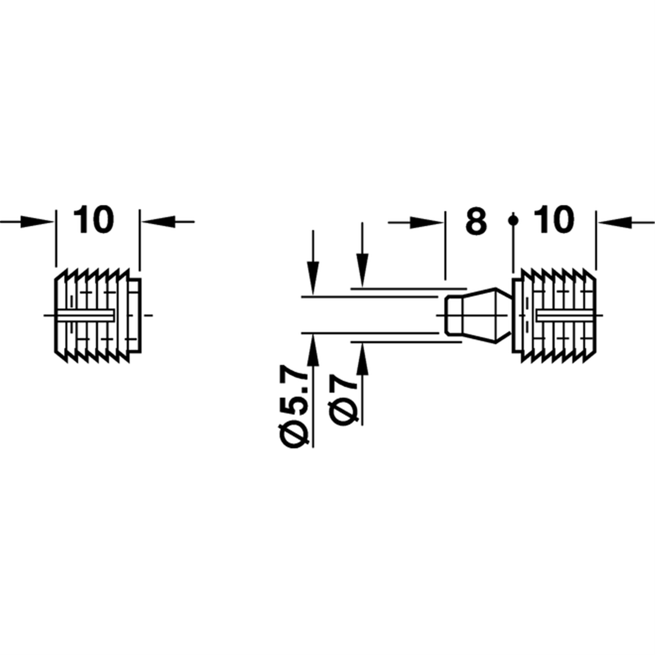 Poza Conector cuplare, fara dezasamblare, poliamida - 267.21.720 [3]