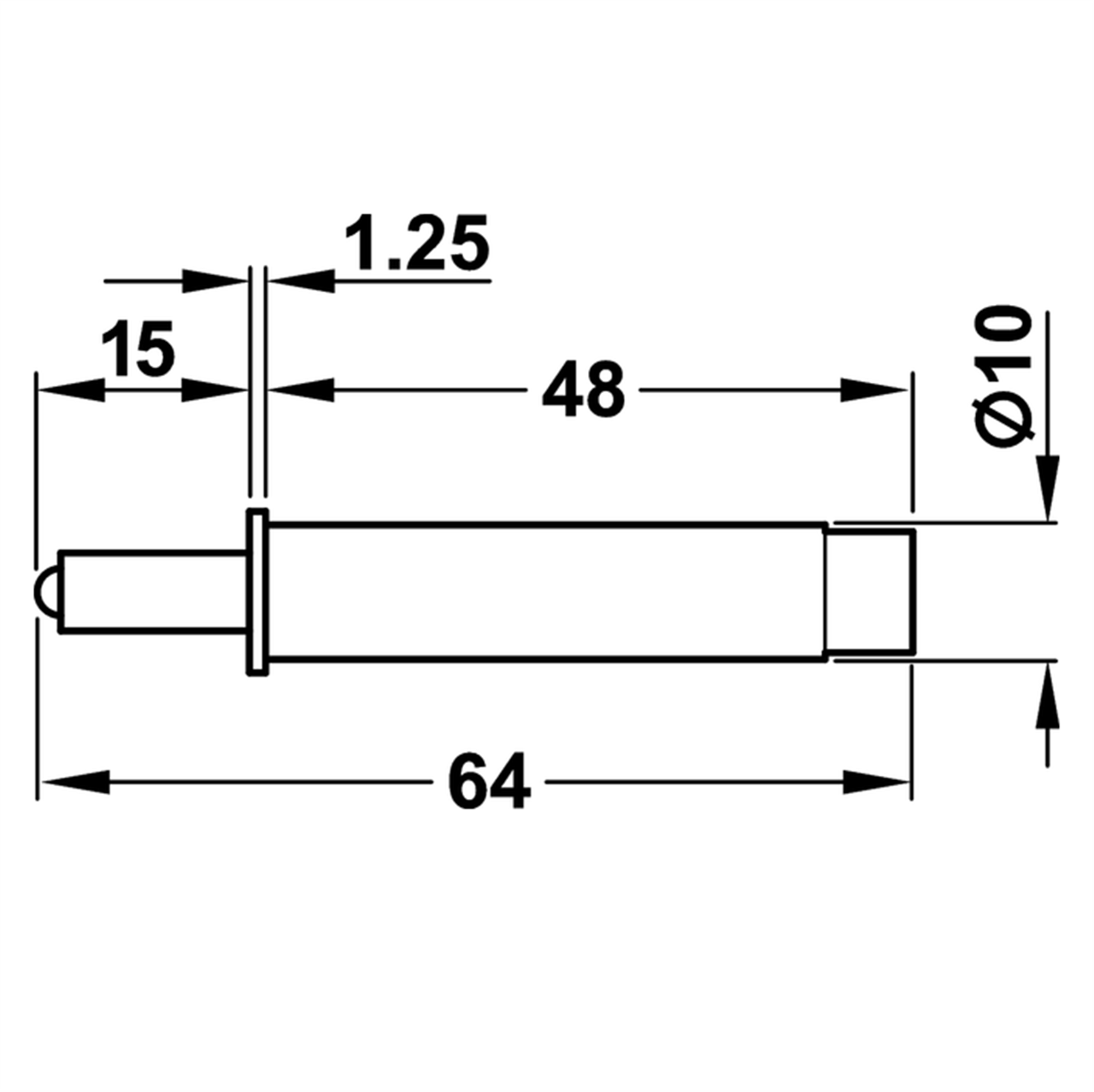 Poza Amortizor usa, plastic, gri - 356.37.00x [4]