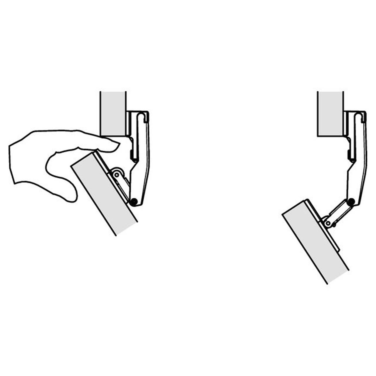 Poza Senso frant, balama de mijloc cu reglaj trimidensional - 372.64.796 [2]