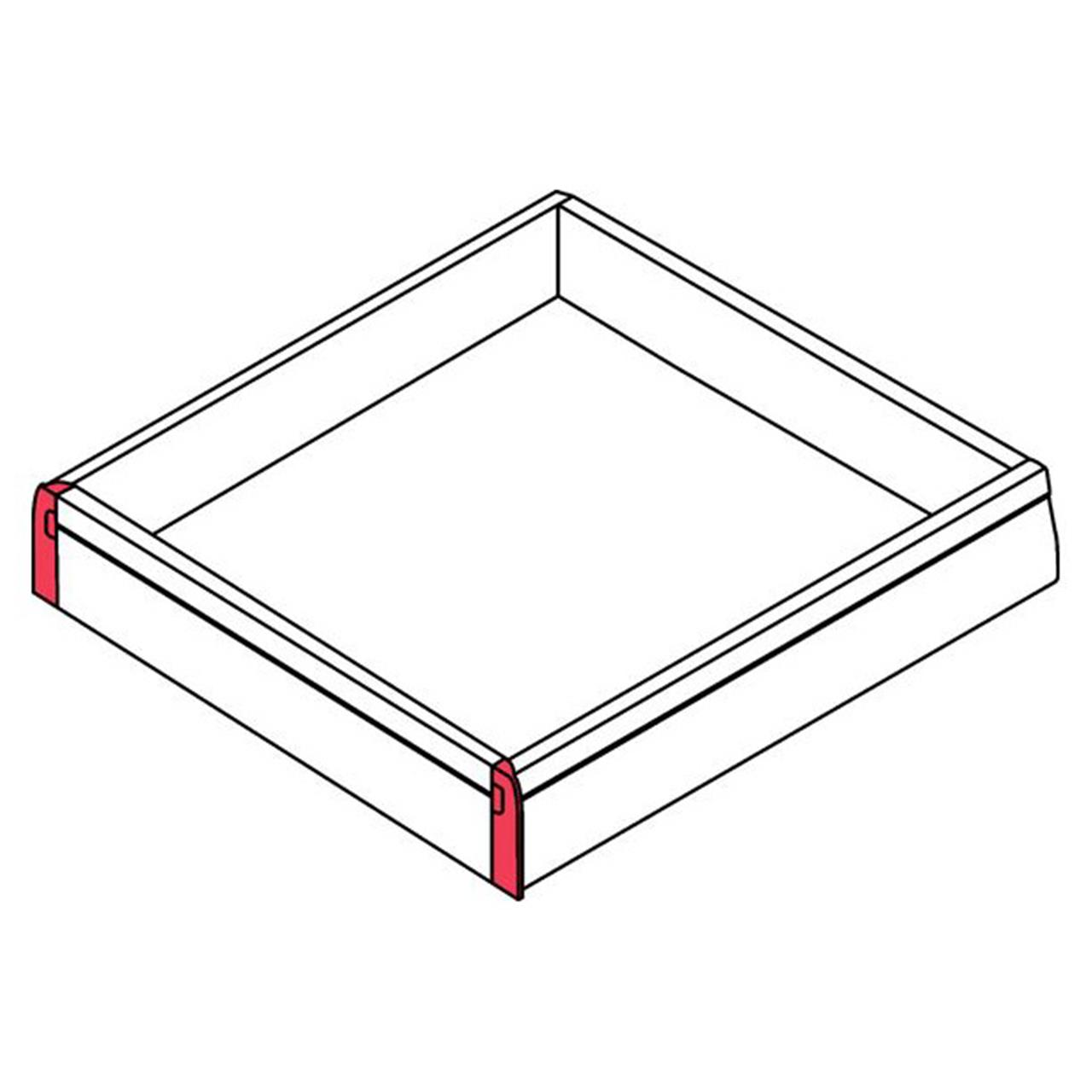 Poza Glisiera/Sertar Moovit, sertar, suport plinta intern, gri - 553.61.292 [2]