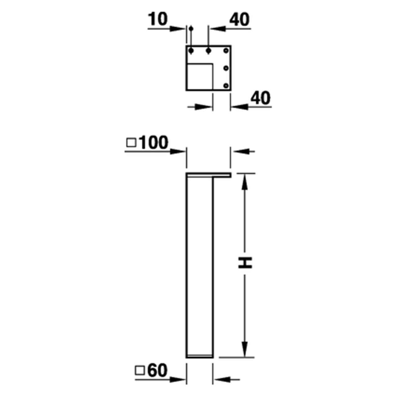 Poza Picior masa, aluminiu - 635.02.xxx [2]