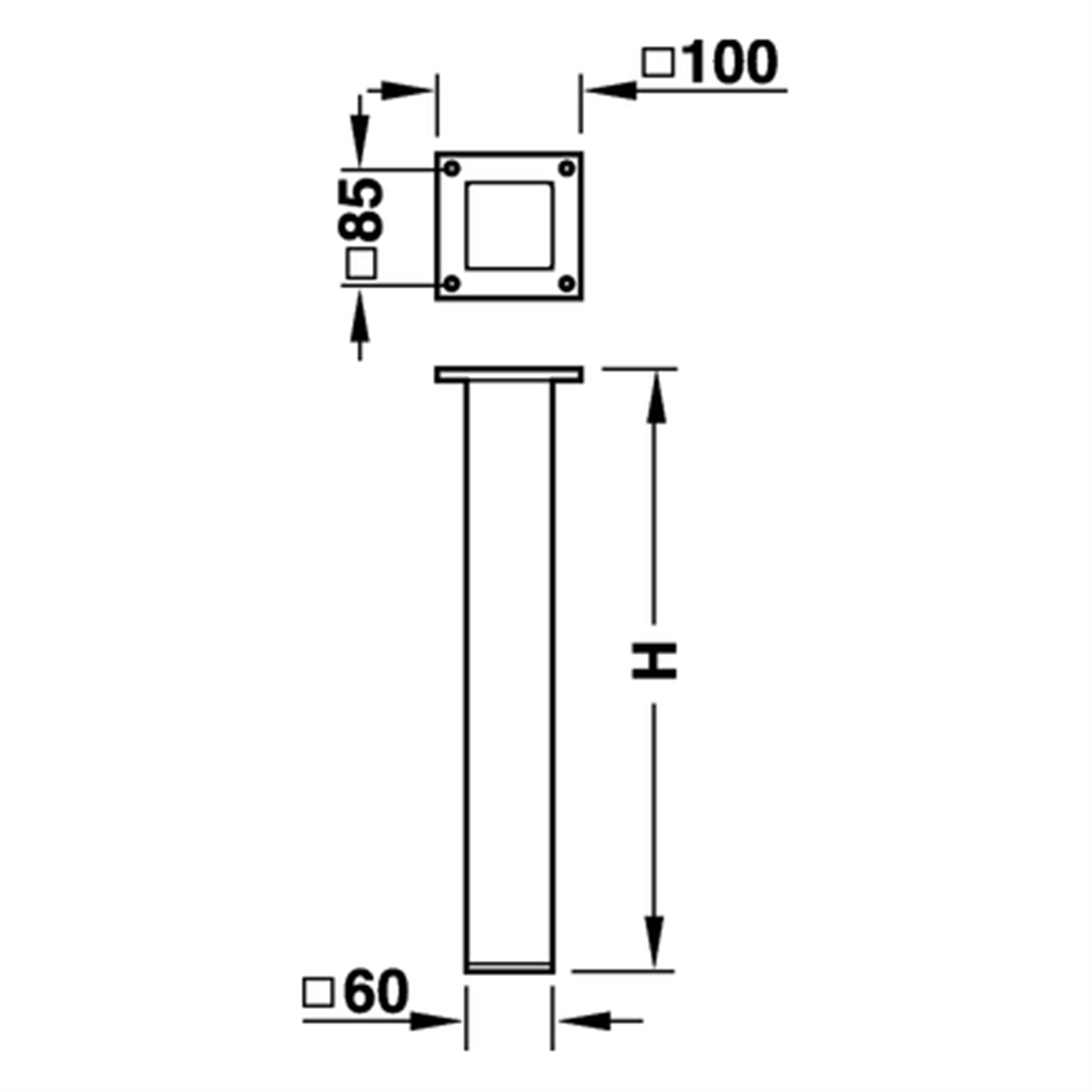 Poza Picior masa, aluminiu - 635.02.xxx [3]