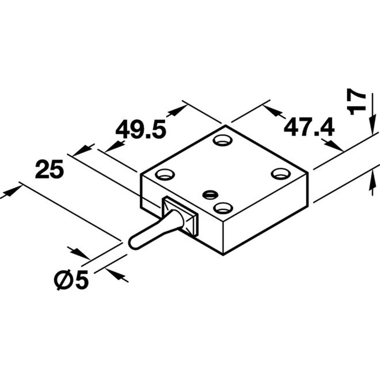 Poza Iluminare leduri, intrerupator cu buton lung - 820.23.xxx [2]