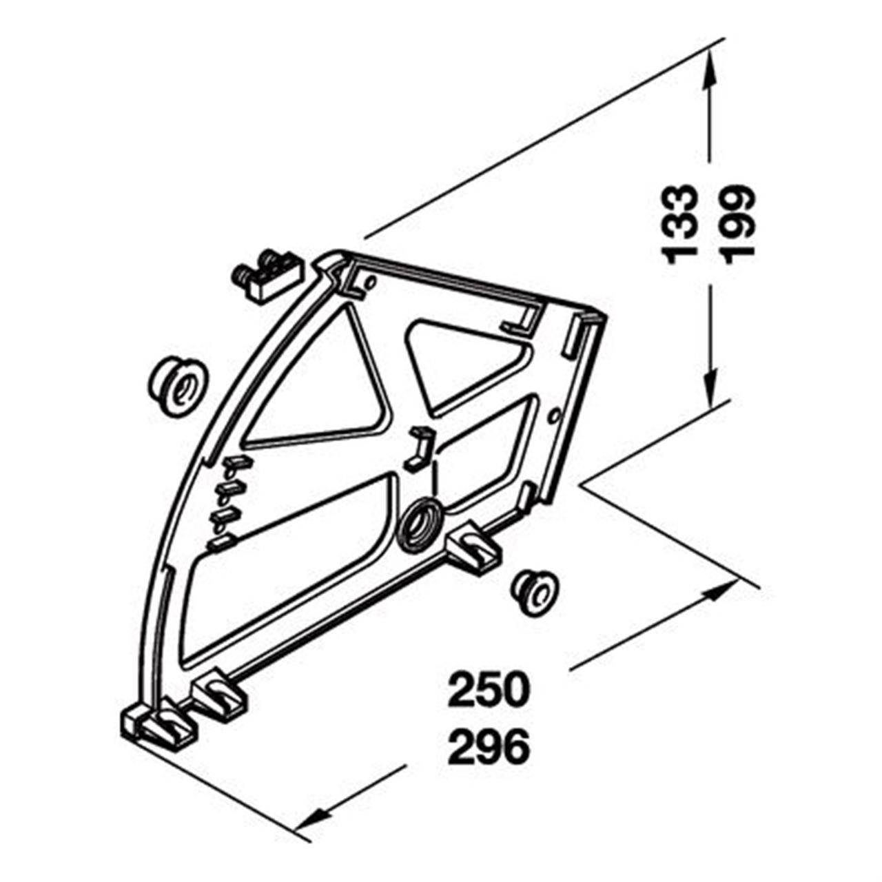 Poza Suport pantofi, 2 compartimente, plastic, alb - 892.14.728 [3]