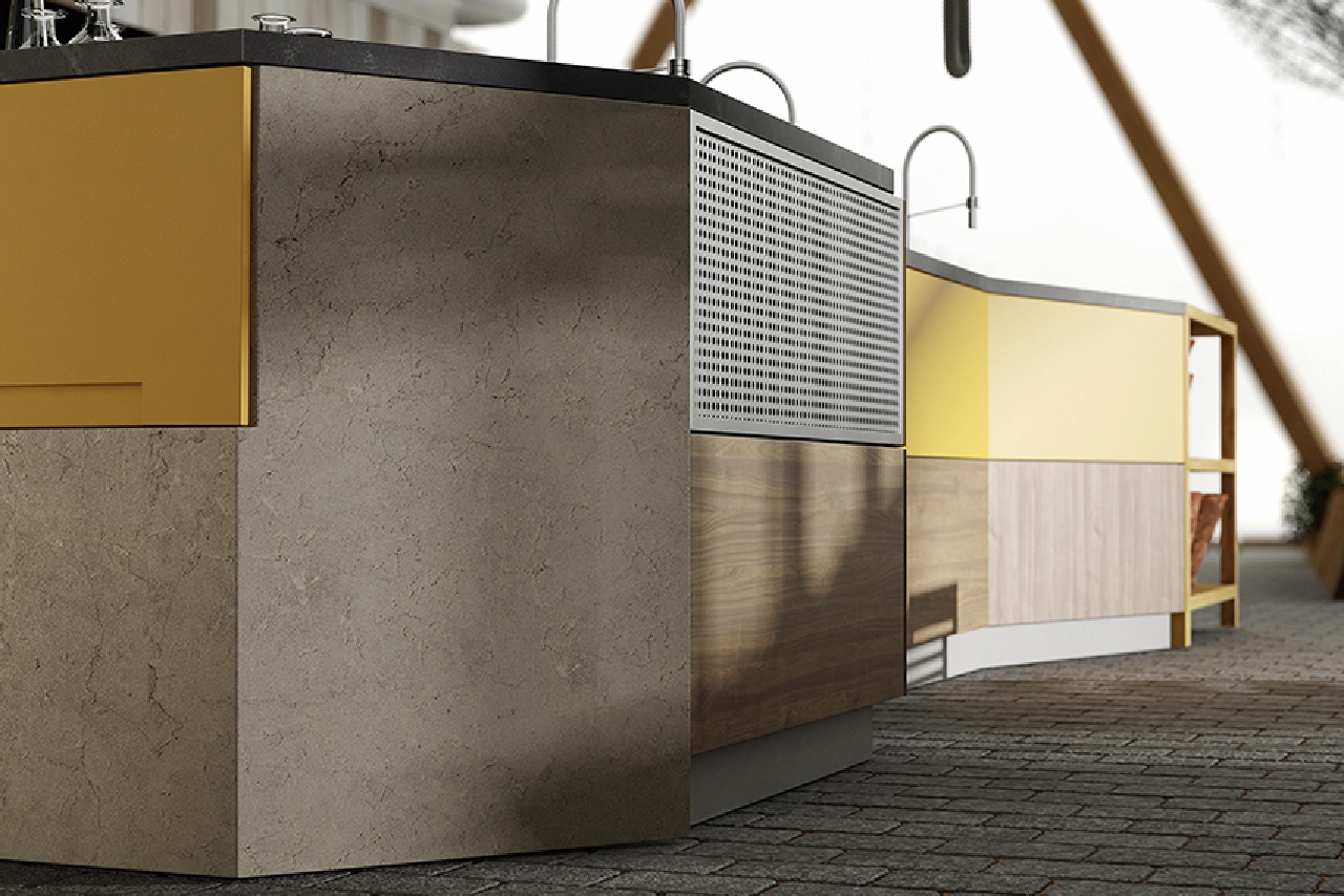 Poza Blat Black Concrete .Rough Stone - k205rs [2]