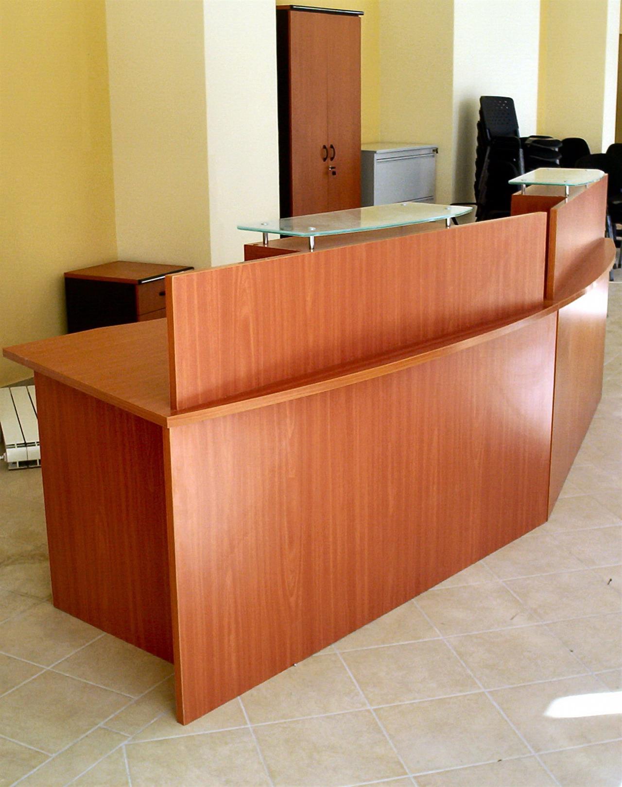 Poza Receptie curba, pal, cires - bcr040326 [2]