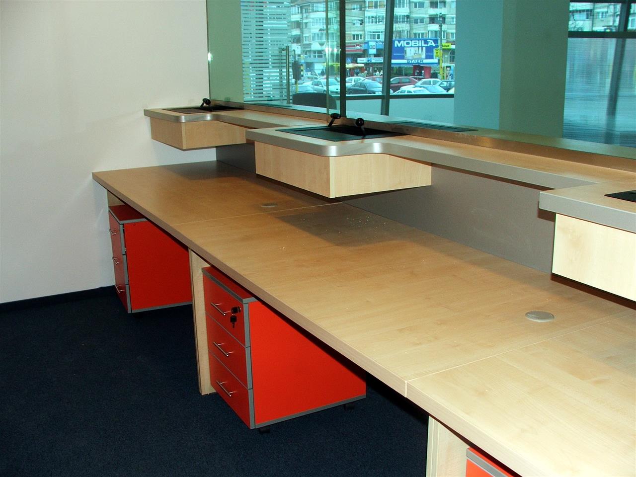 Poza Receptie curba, pal, artar, portocaliu, argintiu - bcr051130 [3]