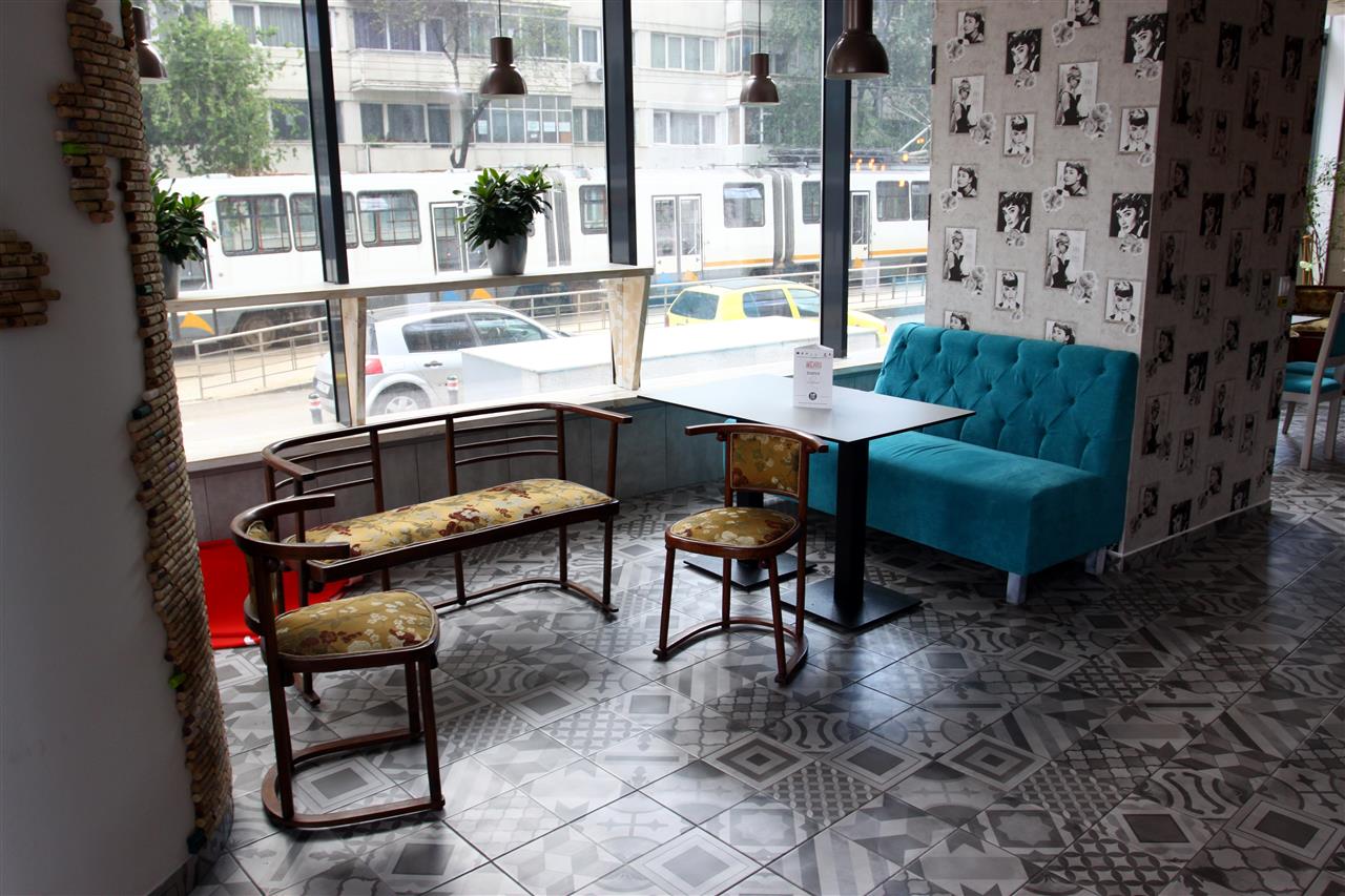 Poza Restaurant masa retro, pal, lemn, coco bolo natur - bsn151229 [2]