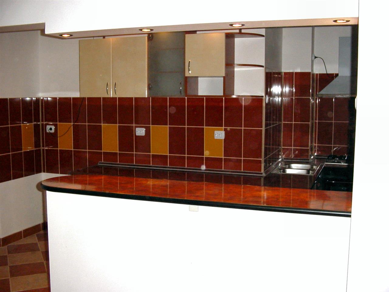 Poza Bucatarie L exterior, bar, pal, blat, postforming, par salbatic, calvados - cbc030115 [2]