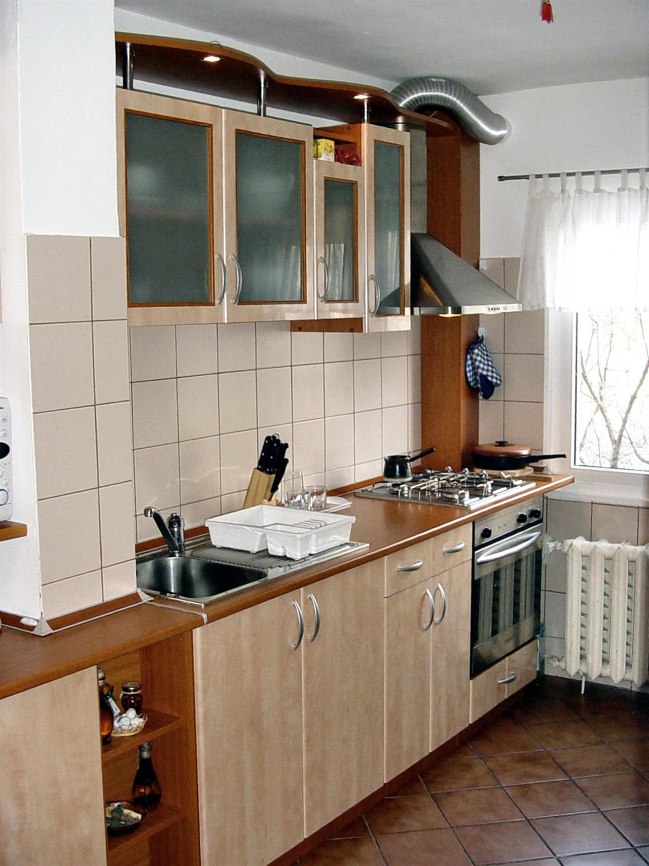 Poza Bucatarie liniara, pal, blat, postforming, par salbatic, cires - cbc030214 [1]