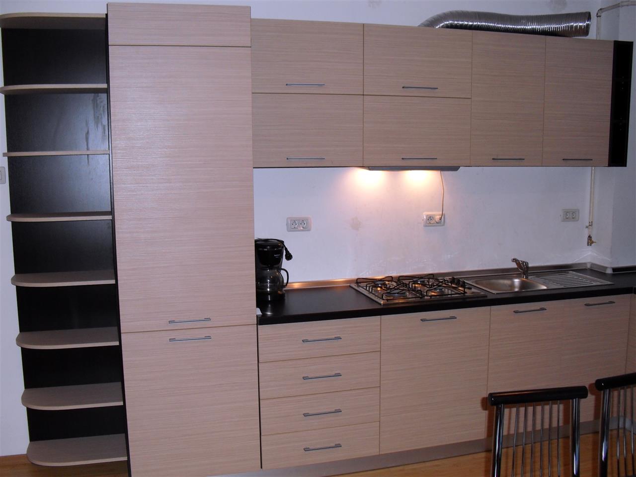 Poza Bucatarie L, pal, blat, zebrano nisip, stejar Ferrara brun - cbc090131 [3]