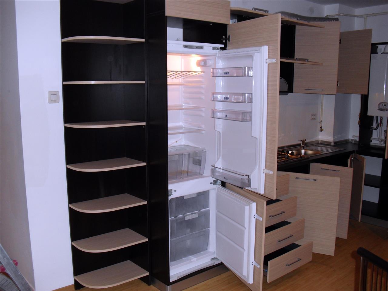 Poza Bucatarie L, pal, blat, zebrano nisip, stejar Ferrara brun - cbc090131 [4]