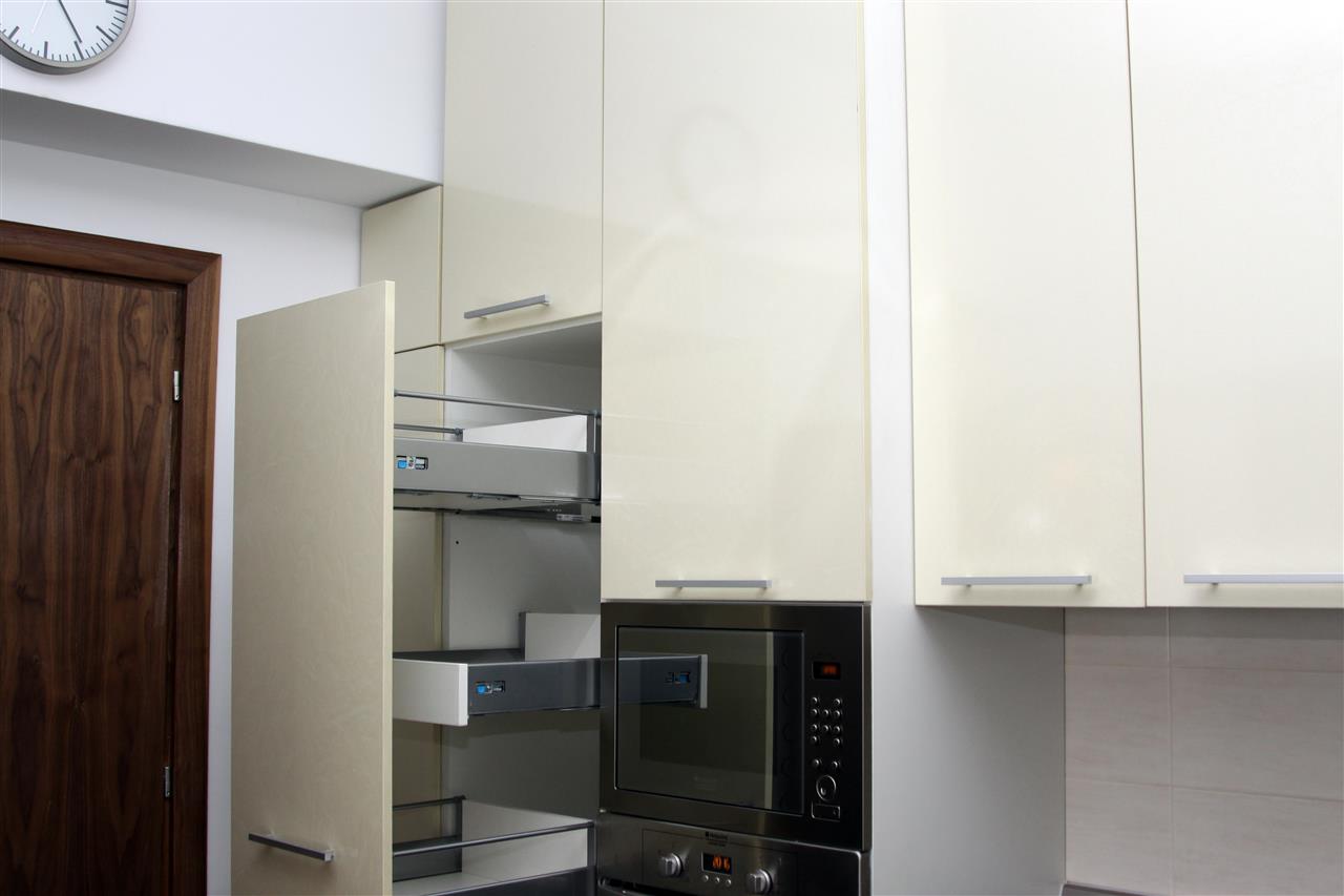 Poza Bucatarie L, pal/pal lucios, blat, kristal 2, stejar ferrara brun - cbc090407 [3]