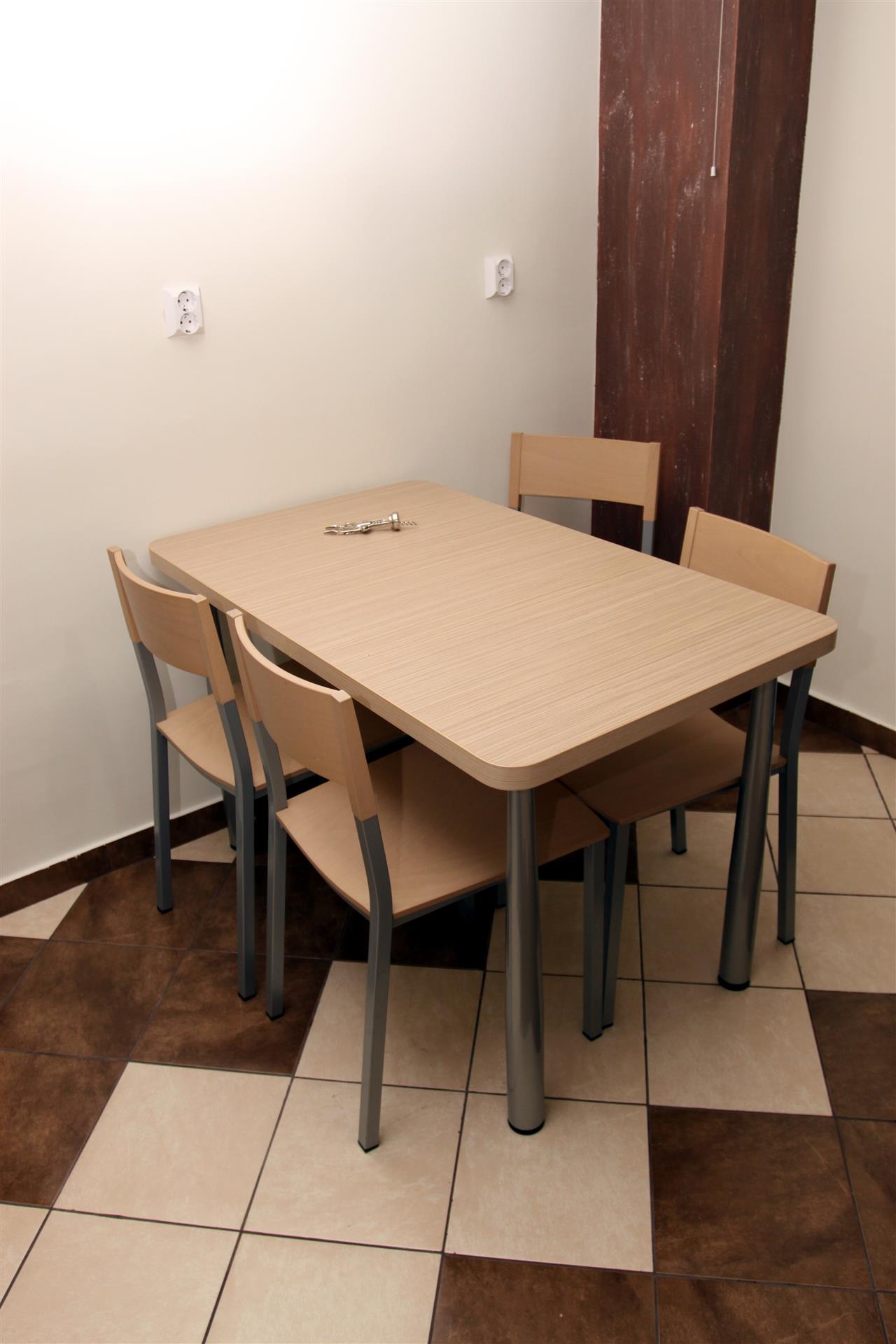 Poza Bucatarie liniara, masa, pal, blat, zebrano nisip, stejar ferrara brun - cbc090513 [2]