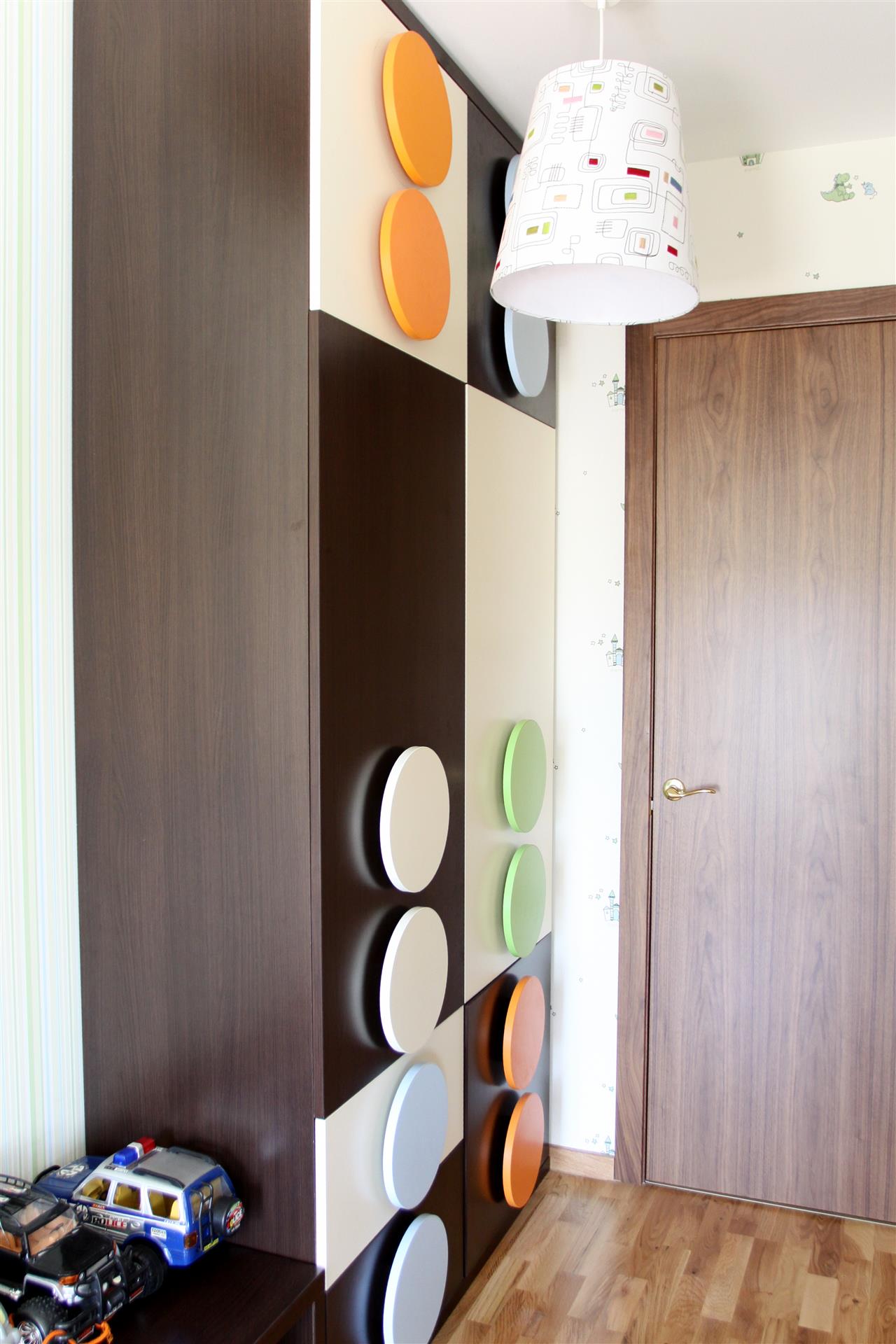 Poza pat + dulap + masuta, pal, ciocolata - ccp090519 [2]