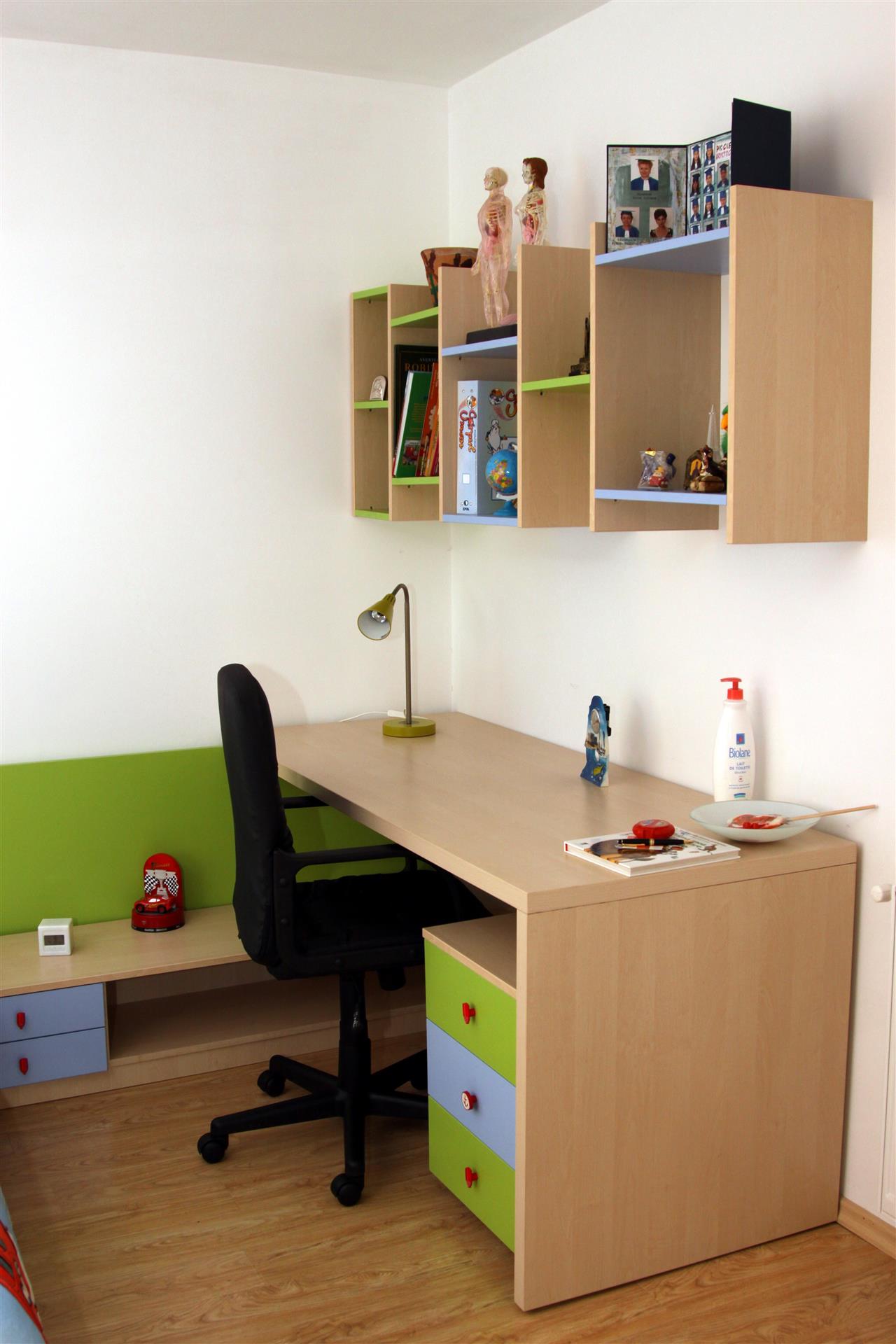 Poza dormitor baiat, pal, mesteacan alb, vedre, bleo - ccp090916 1 [2]