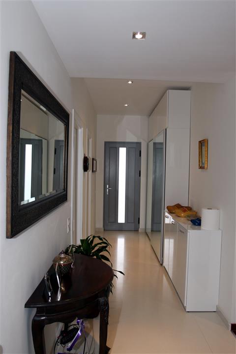 Poza dulap haine + corp jos, pal/pal lucios, oglinda, alb - chl130208 1 [1]