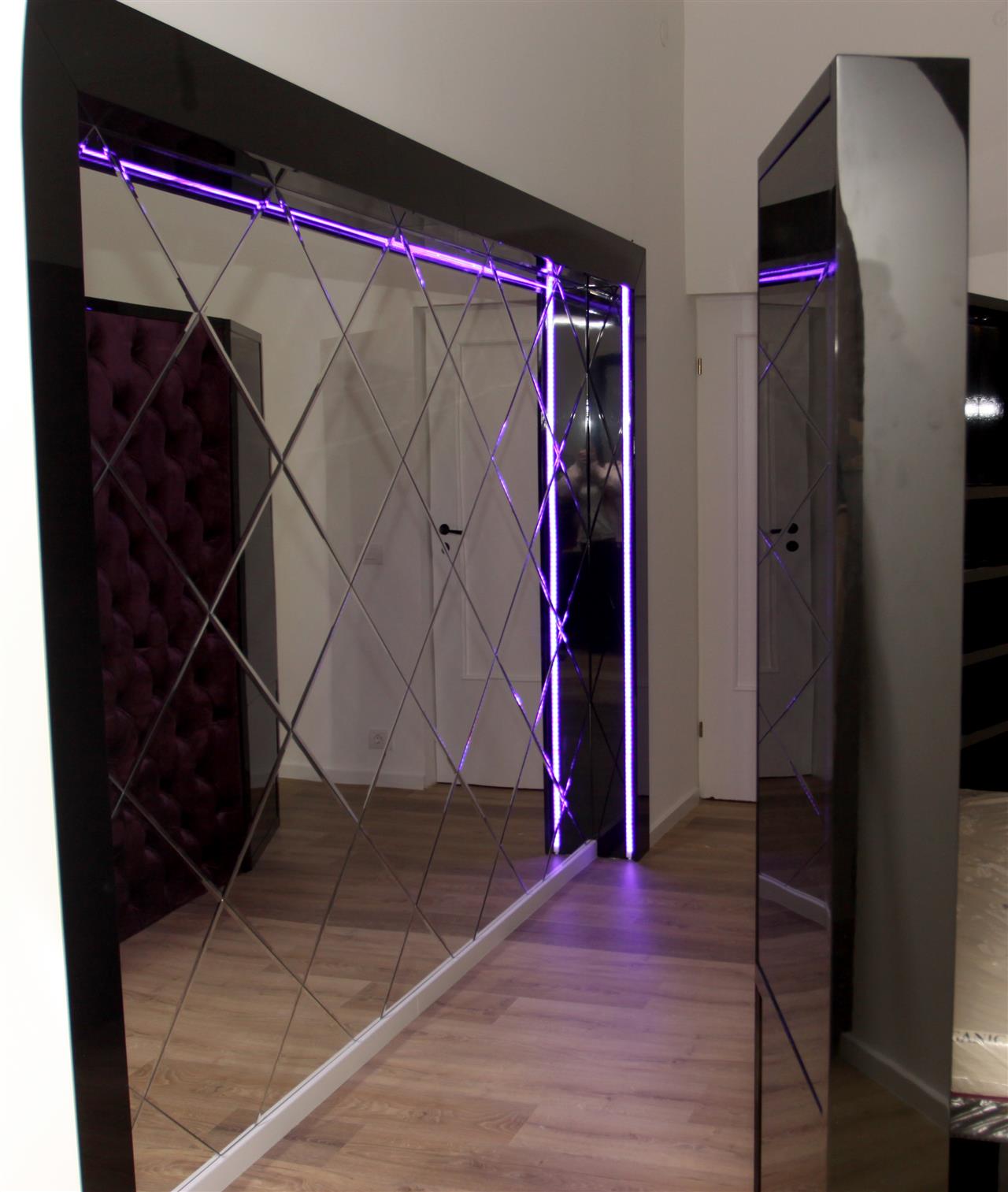 Poza usi glisante, pal, oglinda, iluminare led - chl160320 [2]