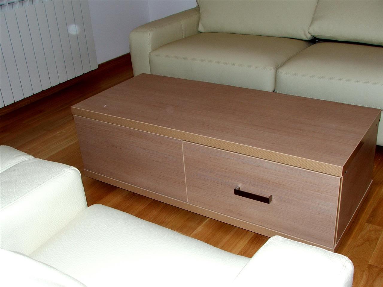 Poza Living masa sertare doua fete, pal, fino bronz - clv060512 [3]