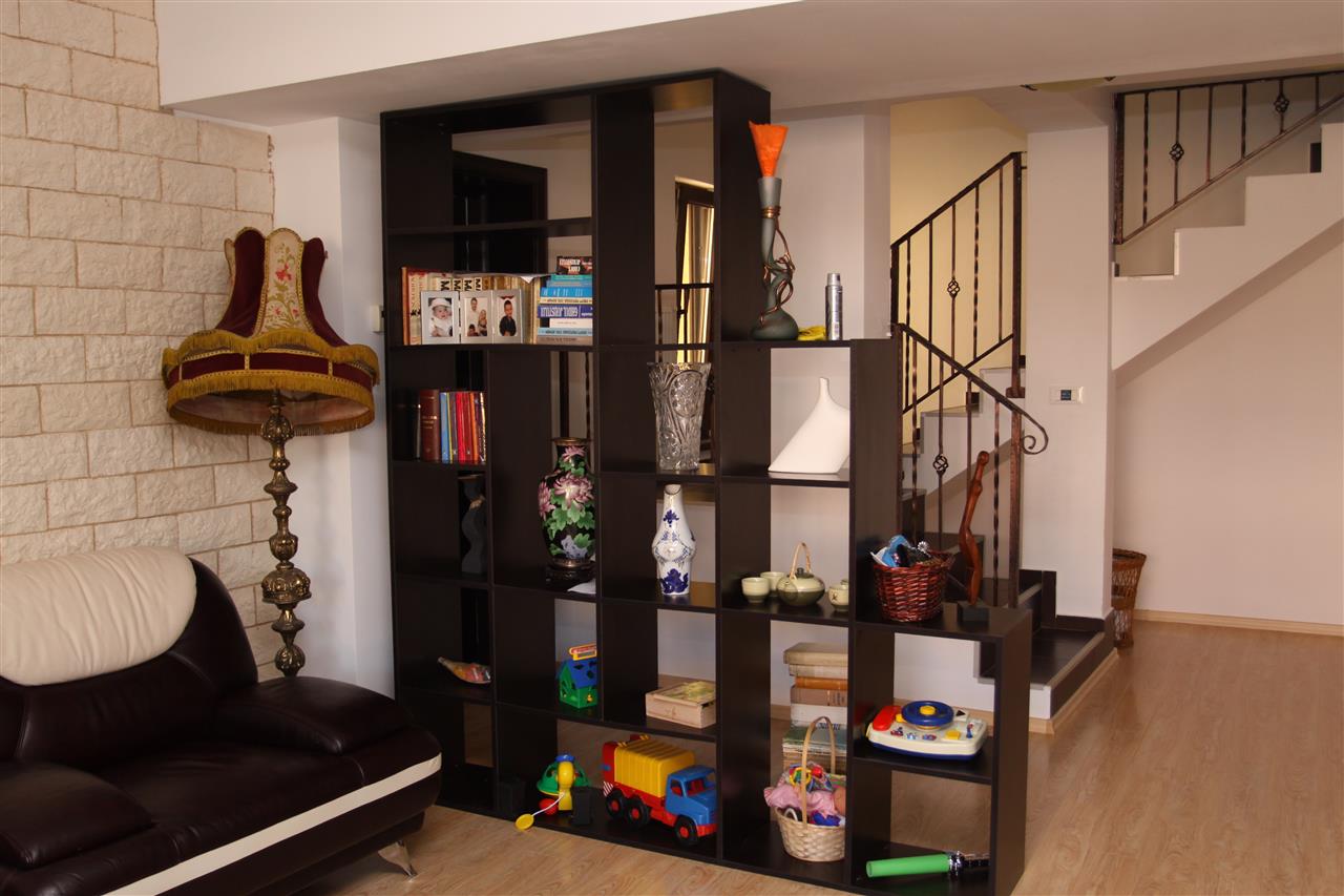 Poza Living etajera, pal/pal lucios, stejar ferrara brun, kristal 2 - clv090916 [2]