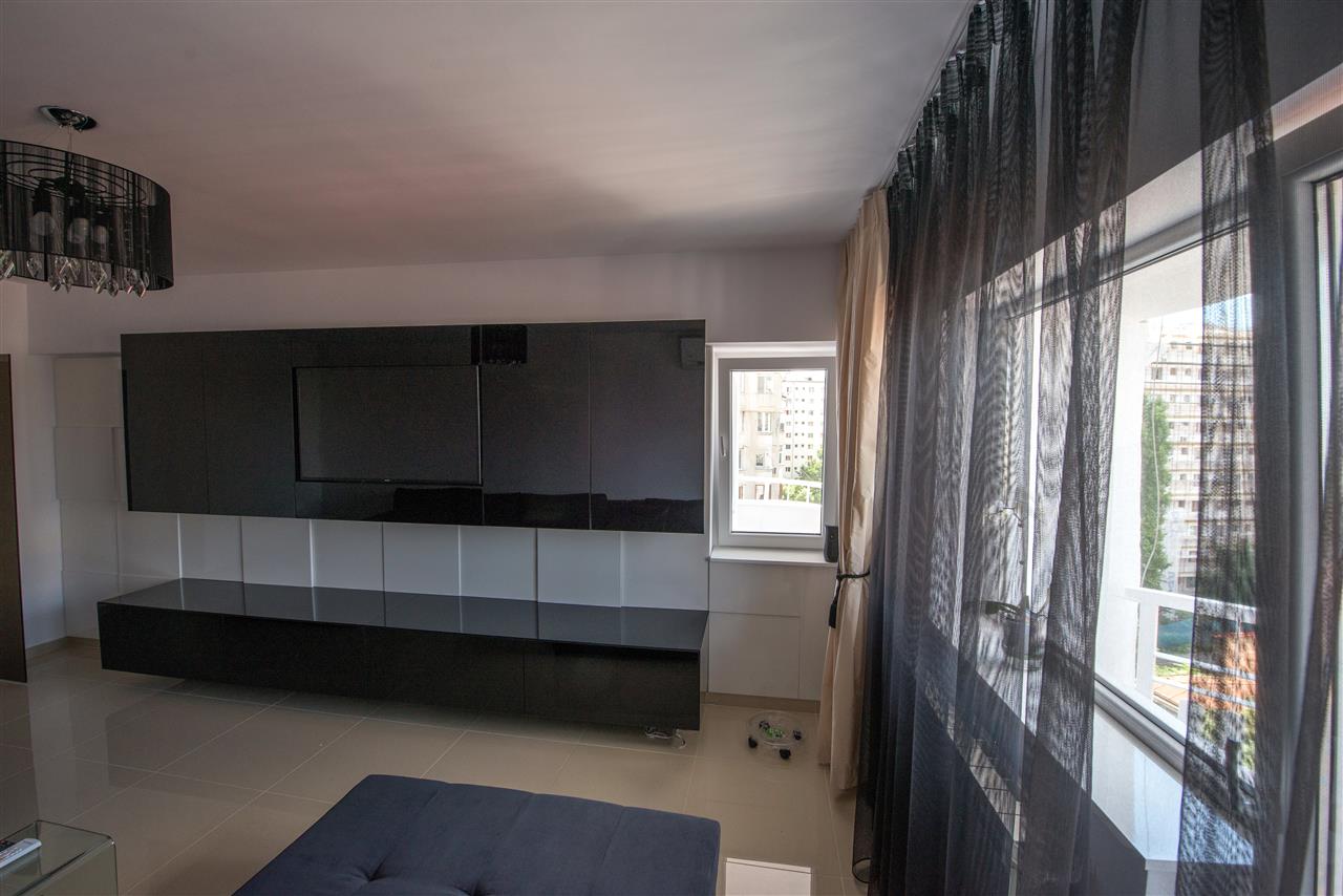Poza Living pal/pal lucios, geam colorat, negru, alb zapada - clv160708 [3]