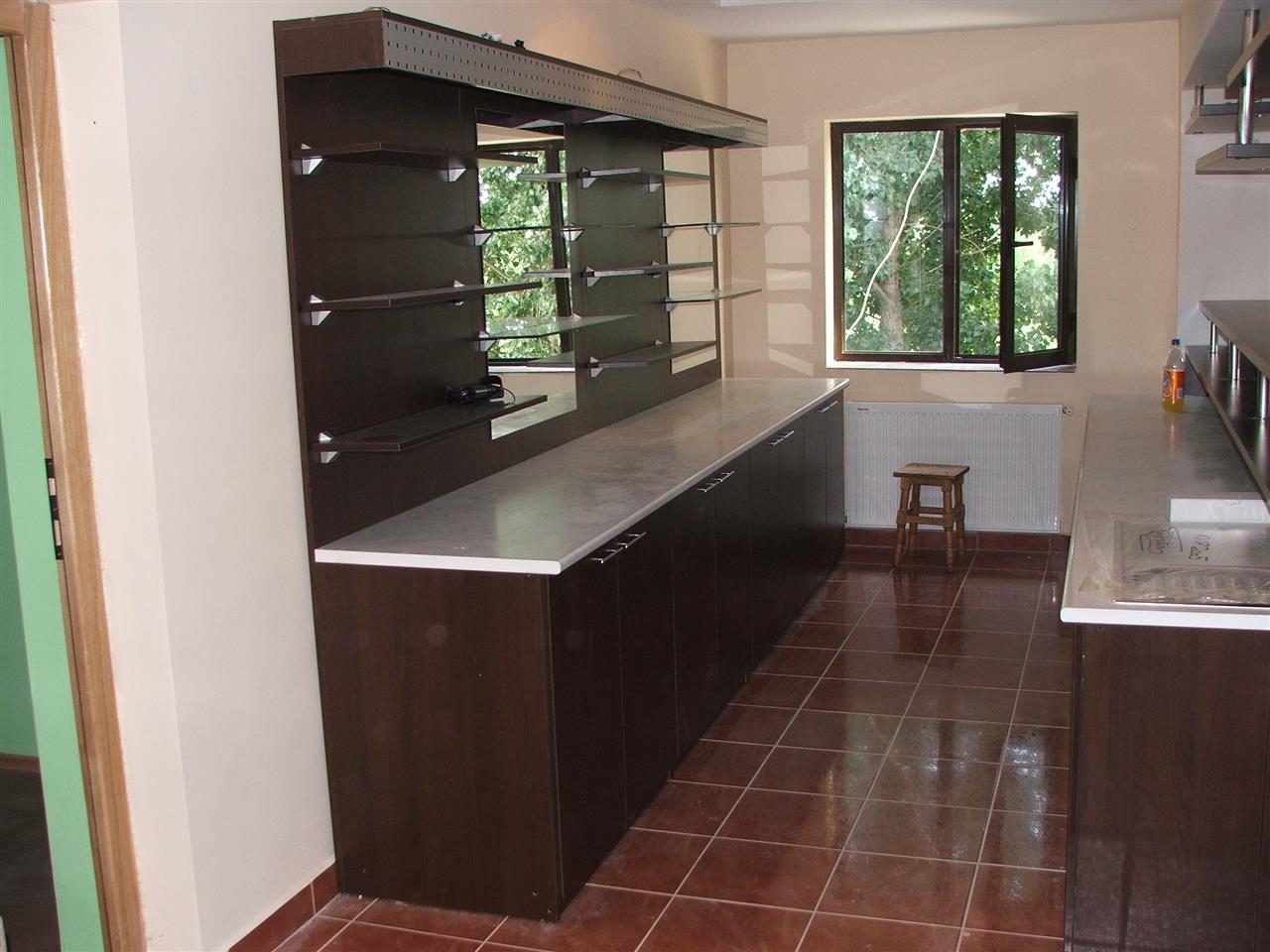 Poza bar, pal, blat, mdf decor, wenge, inox - hlb050710 [2]