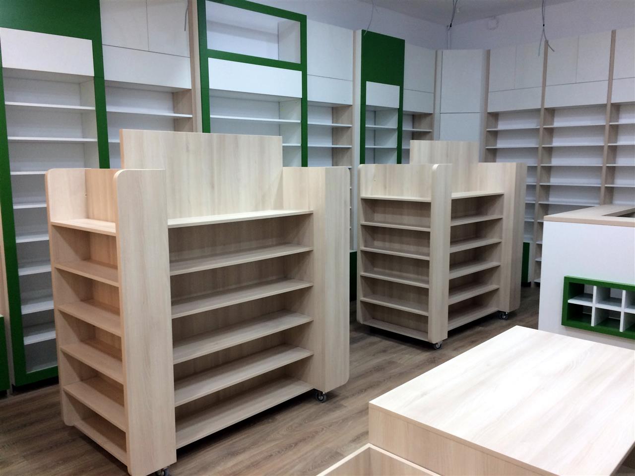 Poza Farmacie pal, mdf vopsit, salcam lakeland deschis, alb, verde - mrf160724-c [2]