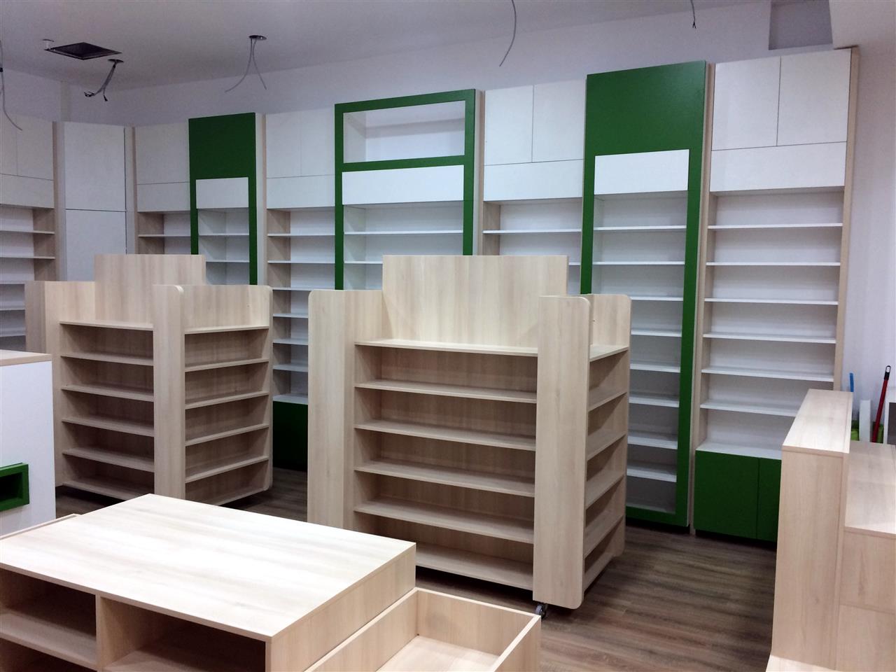Poza Farmacie pal, mdf vopsit, salcam lakeland deschis, alb, verde - mrf160724-c [3]