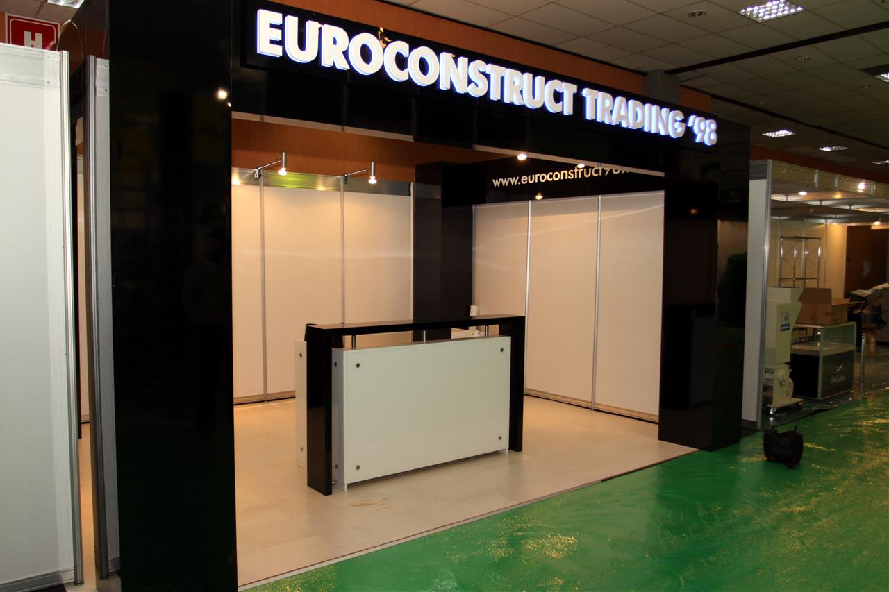 Poza Stand expozitie, pal, hpl, geam vopsit, alb, wenge - mst120227 [1]