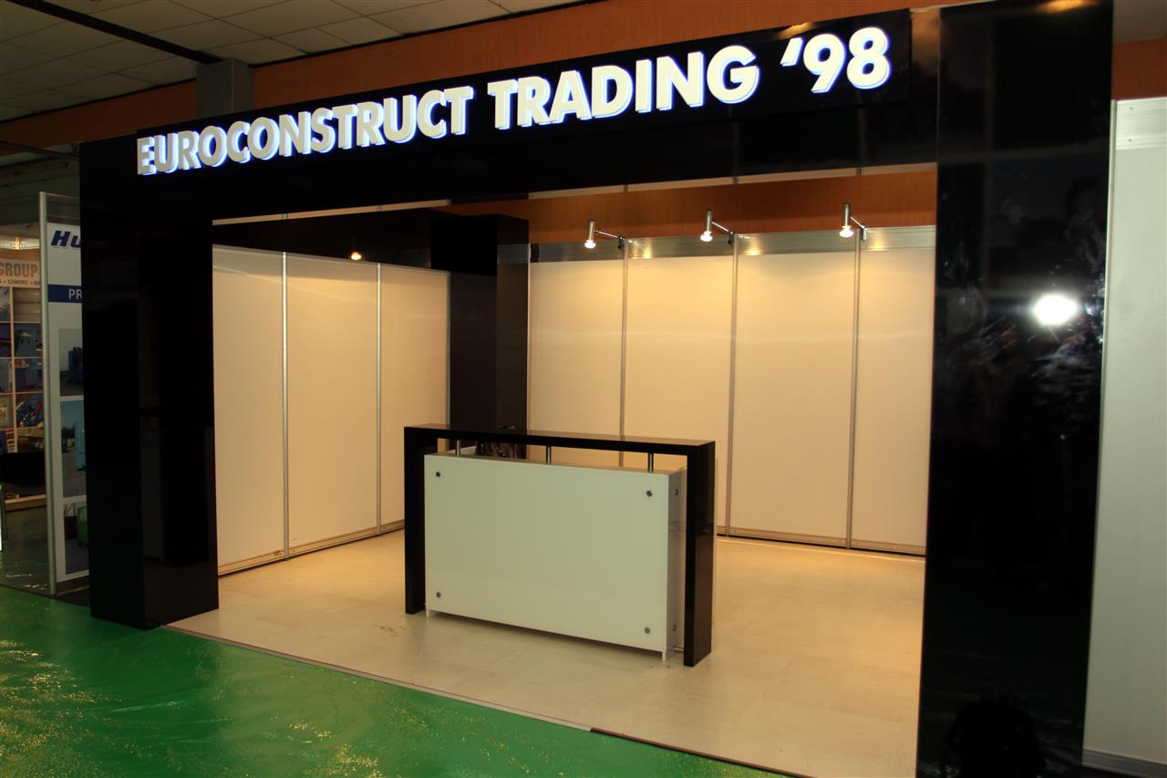 Poza Stand expozitie, pal, hpl, geam vopsit, alb, wenge - mst120227 [3]