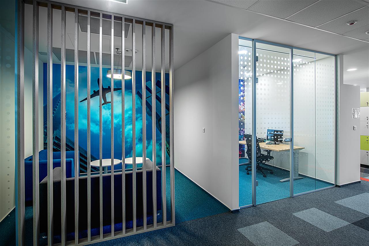 Poza Placare panou despartitor lamelar, pal, stejar ferrara natur deschis - opl160908 [1]