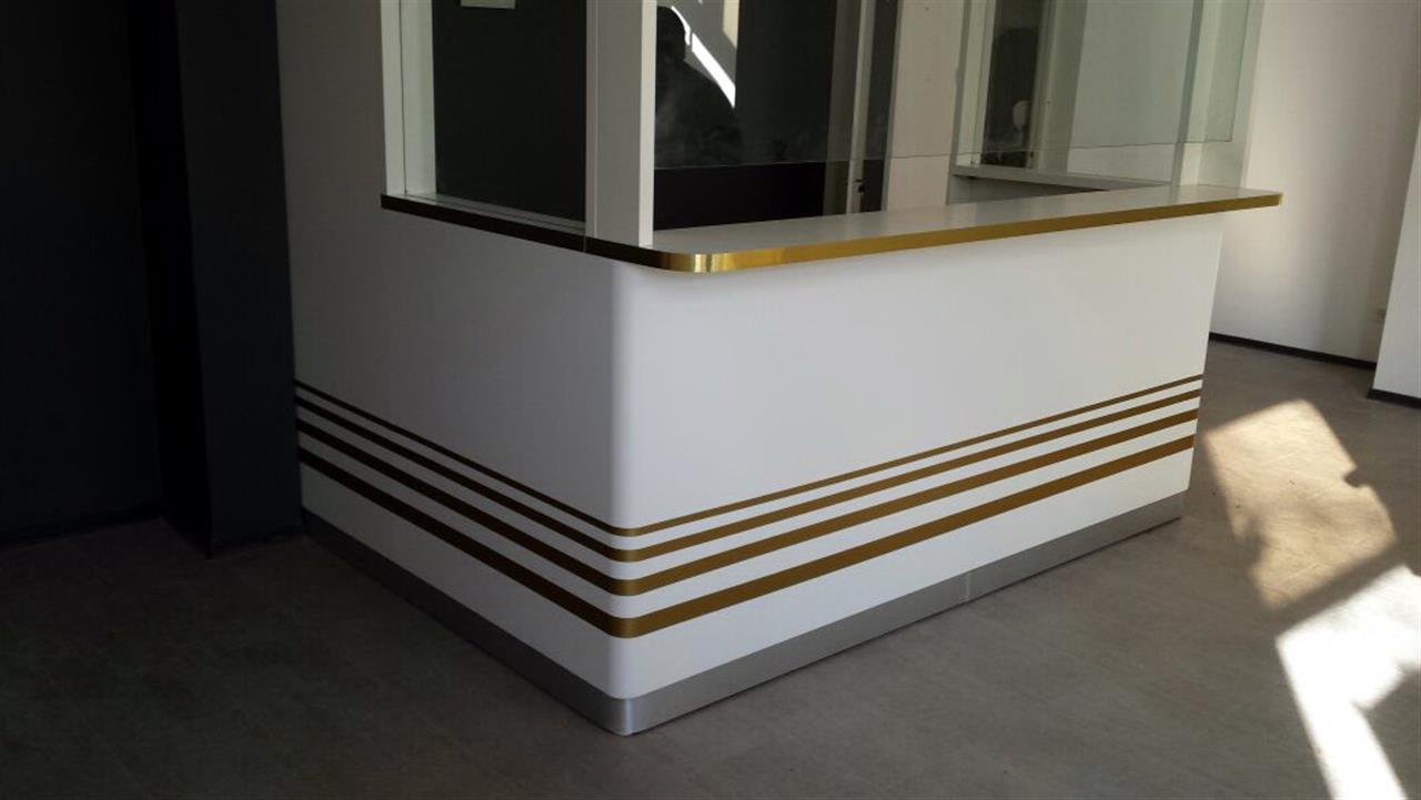 Poza Receptie casierie, pal, alb, auriu - orc141212 [1]