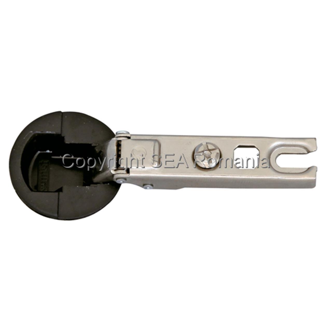 Poza aplicata, pentru geam, cu placuta, otel, nichelat - 421.41.05 [1]