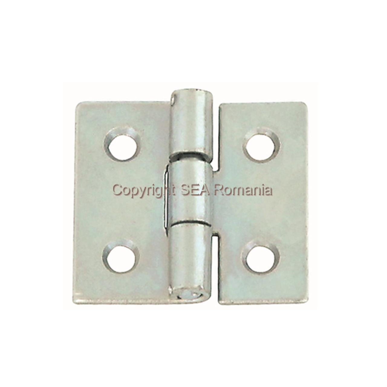 Poza aripi plane, otel, zincat, alb - 405.11.31 [1]