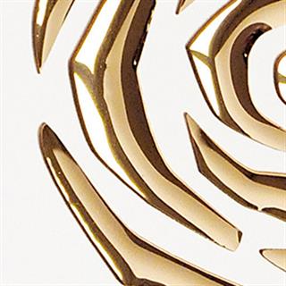Poza Hpl Punch Line 3D Roses Pearl White PF/Gold - PL-3DROSESPearlWhitePFGold [1]